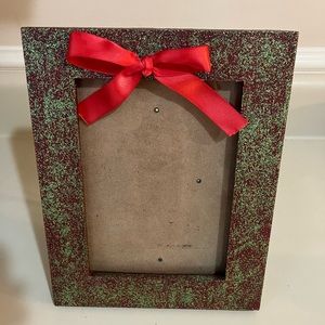5x7 wooden Rustic Christmas picture frame